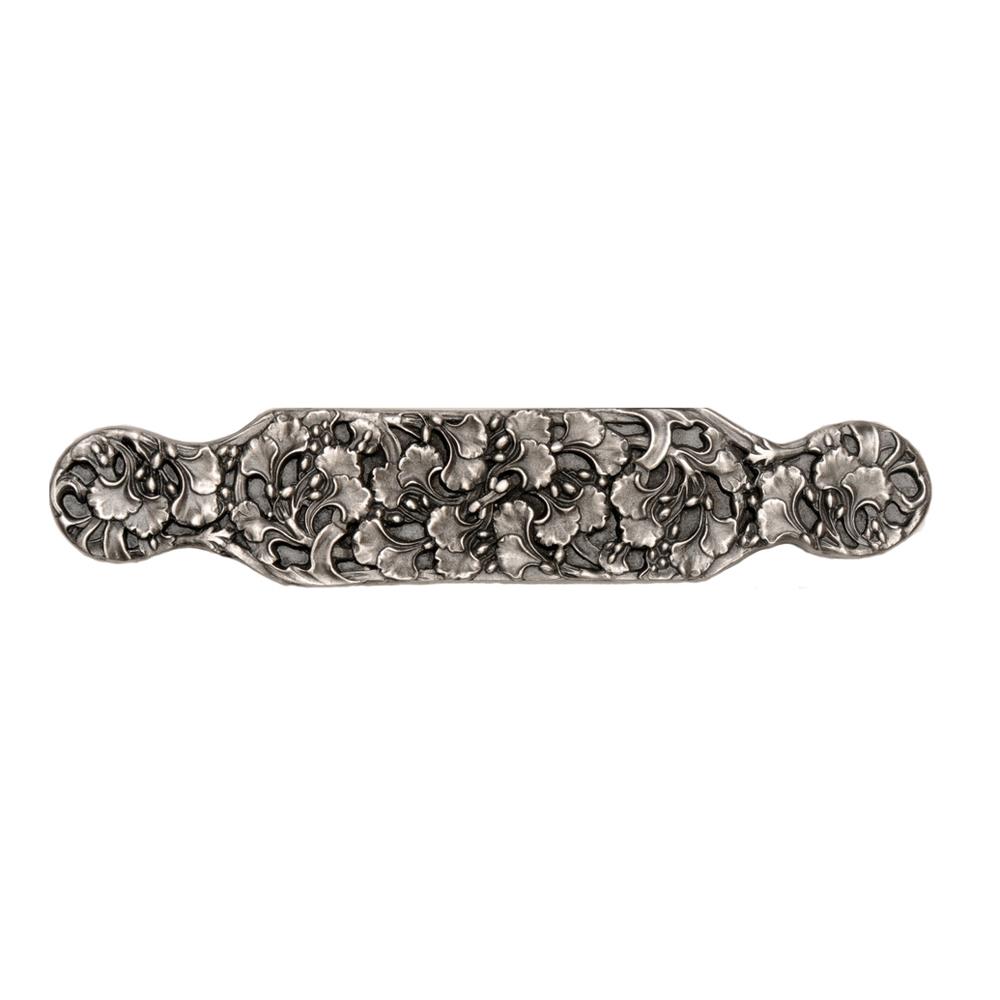 Notting Hill NHP-604-AP Florid Leaves Large Pull Antique Pewter
